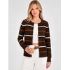 image:imageANRABESS Cardigan Sweaters for Women Lightweight Fall OutfitsCoffe Orange Stripe