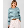 image:imageANRABESS Cardigan Sweaters for Women Lightweight Fall OutfitsLight Blue Stripe