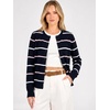 image:imageANRABESS Cardigan Sweaters for Women Lightweight Fall OutfitsNavy Bule Pink Stripe