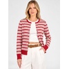 image:imageANRABESS Cardigan Sweaters for Women Lightweight Fall OutfitsRed Beige Pink Stripe