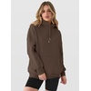 image:imageANRABESS Fashion Hoodies for Women Oversized Longline Fall OutfitsCoffee
