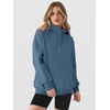 image:imageANRABESS Fashion Hoodies for Women Oversized Longline Fall OutfitsGrey Blue