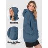 image:imageANRABESS Fashion Hoodies for Women Oversized Longline Fall OutfitsGrey Blue
