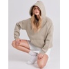 image:imageANRABESS Hoodies for Women Oversized Fleece SweatshirtsDeep Khaki