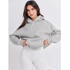 image:imageANRABESS Hoodies for Women Oversized Fleece SweatshirtsLight Grey