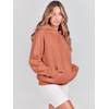 image:imageANRABESS Hoodies for Women Oversized Fleece SweatshirtsRust