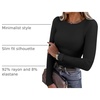 image:imageANRABESS Long Sleeve Shirts for Women Fleece Thermal TopsBlack