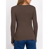 image:imageANRABESS Long Sleeve Shirts for Women Fleece Thermal TopsDark Brown