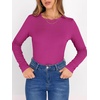 image:imageANRABESS Long Sleeve Shirts for Women Fleece Thermal TopsHot Pink