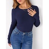 image:imageANRABESS Long Sleeve Shirts for Women Fleece Thermal TopsNavy Blue