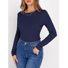 image:imageANRABESS Long Sleeve Shirts for Women Fleece Thermal TopsNavy Blue