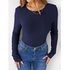 image:imageANRABESS Long Sleeve Shirts for Women Fleece Thermal TopsNavy Blue