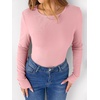 image:imageANRABESS Long Sleeve Shirts for Women Fleece Thermal TopsPink