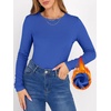 image:imageANRABESS Long Sleeve Shirts for Women Fleece Thermal TopsRoyal Blue