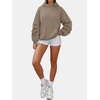 image:imageANRABESS Oversized Hoodies for Women Fleece SweatshirtCoffee Grey