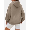 image:imageANRABESS Oversized Hoodies for Women Fleece SweatshirtCoffee Grey