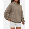 image:imageANRABESS Oversized Hoodies for Women Fleece SweatshirtCoffee Grey