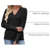 image:imageANRABESS Sweaters for Women Fall Lightweight Knit PulloverBlack