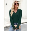 image:imageANRABESS Sweaters for Women Fall Lightweight Knit PulloverDark Green