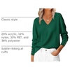 image:imageANRABESS Sweaters for Women Fall Lightweight Knit PulloverForest Green