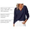 image:imageANRABESS Sweaters for Women Fall Lightweight Knit PulloverNavy Blue