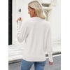 image:imageANRABESS Sweaters for Women Fall Lightweight Knit PulloverWhite