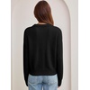 image:imageANRABESS Sweaters for Women Fall Oversized Wool Blend PulloverBlack