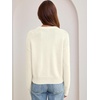 image:imageANRABESS Sweaters for Women Fall Oversized Wool Blend PulloverCream