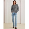 image:imageANRABESS Sweaters for Women Fall Oversized Wool Blend PulloverGrey