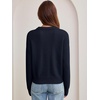 image:imageANRABESS Sweaters for Women Fall Oversized Wool Blend PulloverNavy Blue