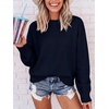 image:imageANRABESS Sweaters for Women Fall Oversized Wool Blend PulloverNavy Blue