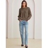 image:imageANRABESS Sweaters for Women Fall Oversized Wool Blend PulloverTaupe