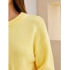 image:imageANRABESS Sweaters for Women Fall Oversized Wool Blend PulloverYellow
