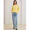 image:imageANRABESS Sweaters for Women Fall Oversized Wool Blend PulloverYellow