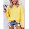 image:imageANRABESS Sweaters for Women Fall Oversized Wool Blend PulloverYellow