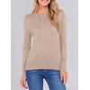 image:imageANRABESS Sweaters for Women Lightweight Buttons Long Sleeve Fall OutfitsAlmond
