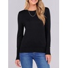 image:imageANRABESS Sweaters for Women Lightweight Buttons Long Sleeve Fall OutfitsBlack