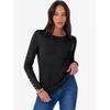 image:imageANRABESS Sweaters for Women Lightweight Buttons Long Sleeve Fall OutfitsBlack