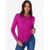 image:imageANRABESS Sweaters for Women Lightweight Buttons Long Sleeve Fall OutfitsBright Plum Red