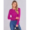 image:imageANRABESS Sweaters for Women Lightweight Buttons Long Sleeve Fall OutfitsBright Plum Red