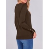 image:imageANRABESS Sweaters for Women Lightweight Buttons Long Sleeve Fall OutfitsCoffee