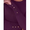 image:imageANRABESS Sweaters for Women Lightweight Buttons Long Sleeve Fall OutfitsDark Purple