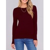 image:imageANRABESS Sweaters for Women Lightweight Buttons Long Sleeve Fall OutfitsDeep Red