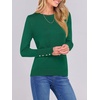 image:imageANRABESS Sweaters for Women Lightweight Buttons Long Sleeve Fall OutfitsGreen