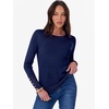image:imageANRABESS Sweaters for Women Lightweight Buttons Long Sleeve Fall OutfitsNavy Blue