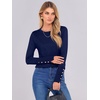 image:imageANRABESS Sweaters for Women Lightweight Buttons Long Sleeve Fall OutfitsNavy Blue