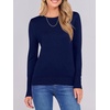 image:imageANRABESS Sweaters for Women Lightweight Buttons Long Sleeve Fall OutfitsNavy Blue