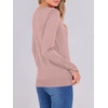 image:imageANRABESS Sweaters for Women Lightweight Buttons Long Sleeve Fall OutfitsPink