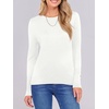 image:imageANRABESS Sweaters for Women Lightweight Buttons Long Sleeve Fall OutfitsWhite