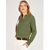 image:imageANRABESS Sweaters for Women Polo Collared Knit Long Sleeve PulloverArmy Green